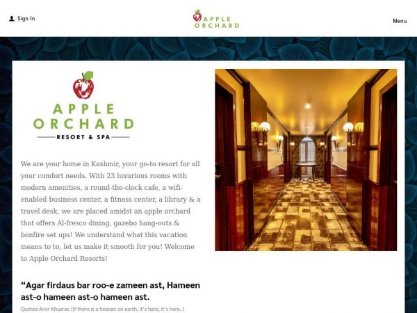 appleorchardresorts.com