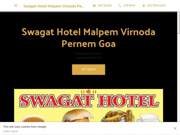 swagat-hotel-malpe-virnoda-pernem-goa.business.site